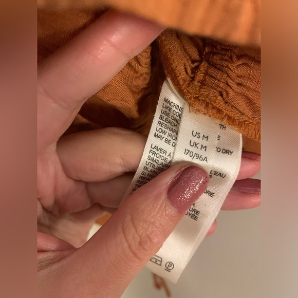 Free People Phoebe Smocked Lace Up Top - Picture 4 of 13